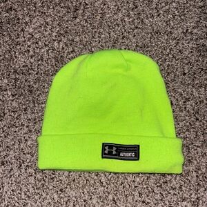 Under Armour Bright Green Beanie